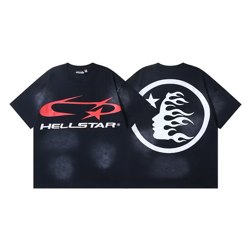 HELLSTAR BLUE RED TEE