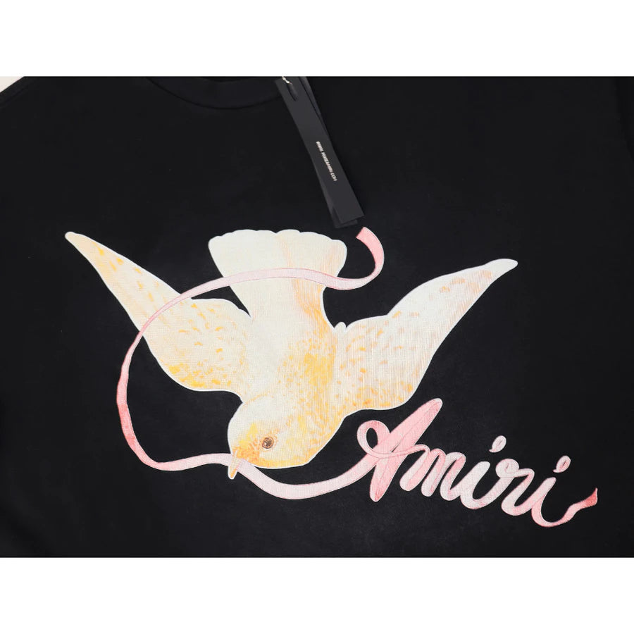 CAMISA AMIRI RIBBON BIRD-PRINT