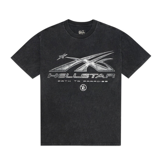 HELLSTAR SILVER LOGO TEE - VICE