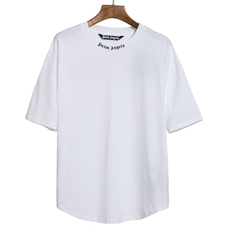 PALM ANGELS PINK LOGO TEE