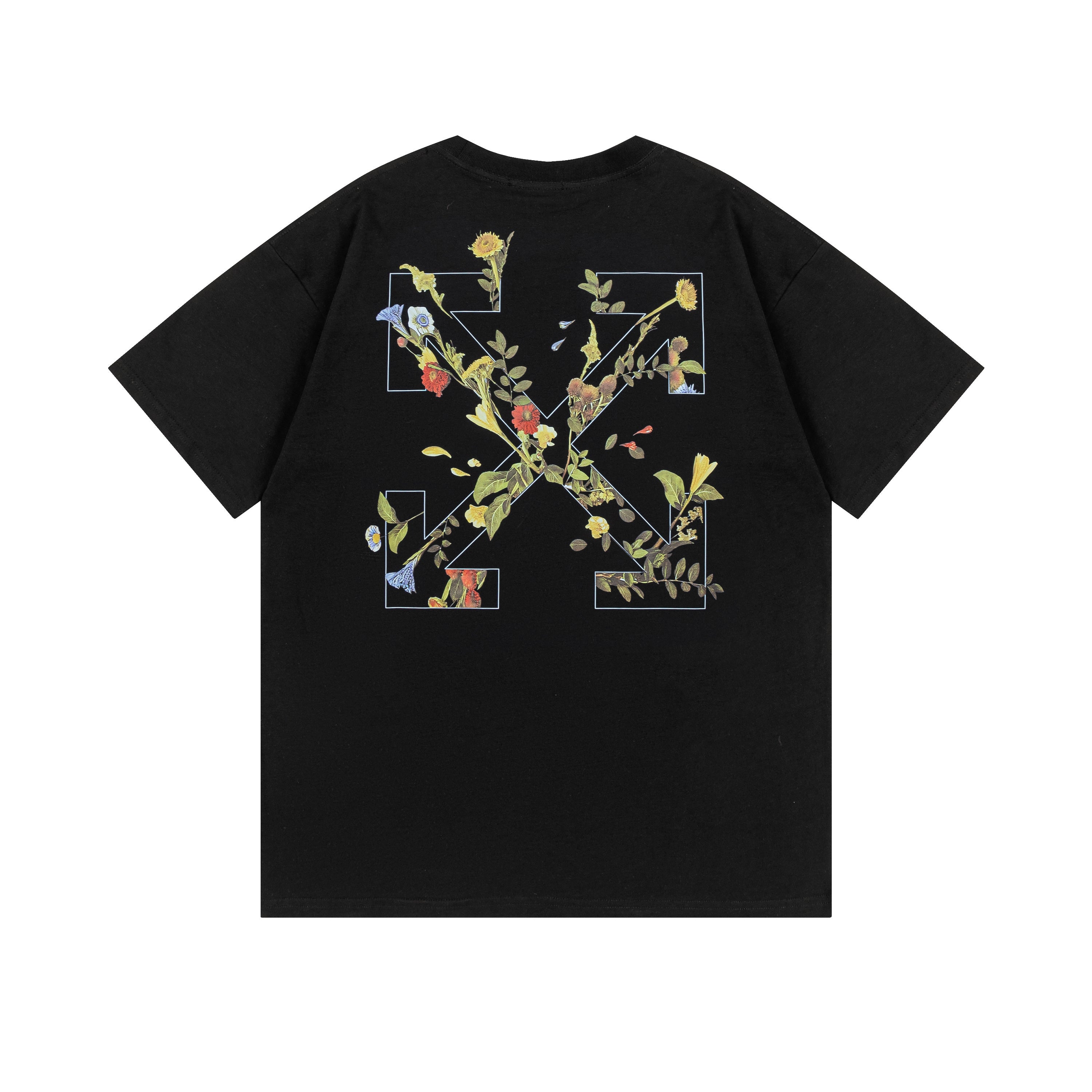 OFF-WHITE PLANT TEE