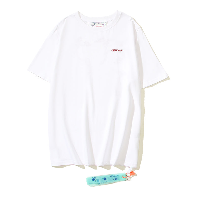 OFF-WHITE RED TREE TEE