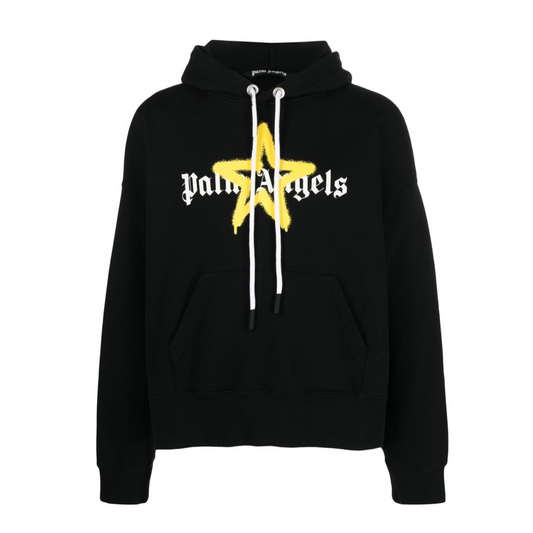 PALM ANGELS STAR SPRAYED HOODIE My Store