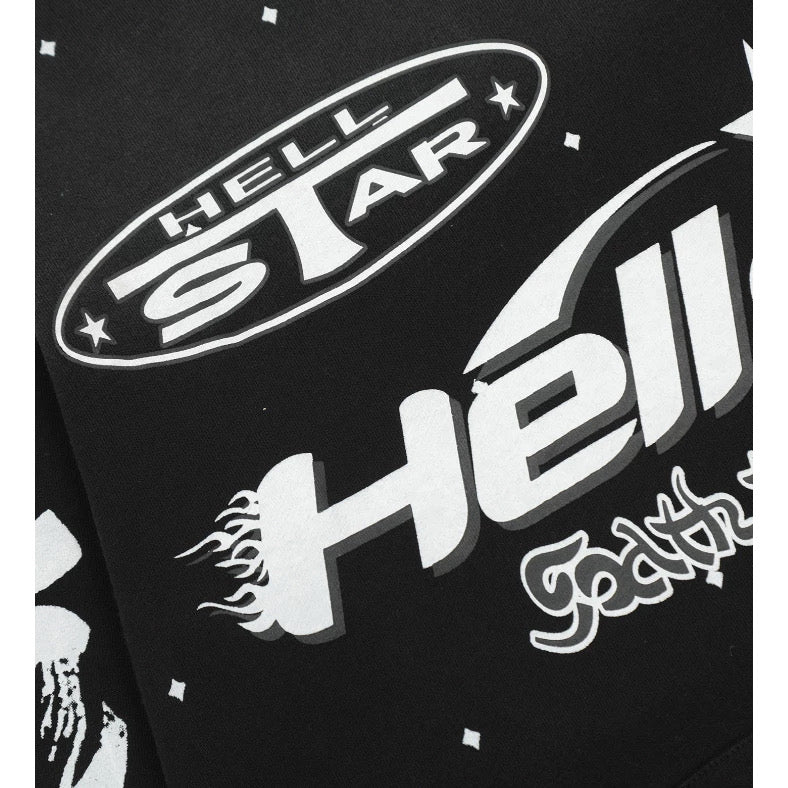 HELLSTAR BLACK HOODIE - VICE