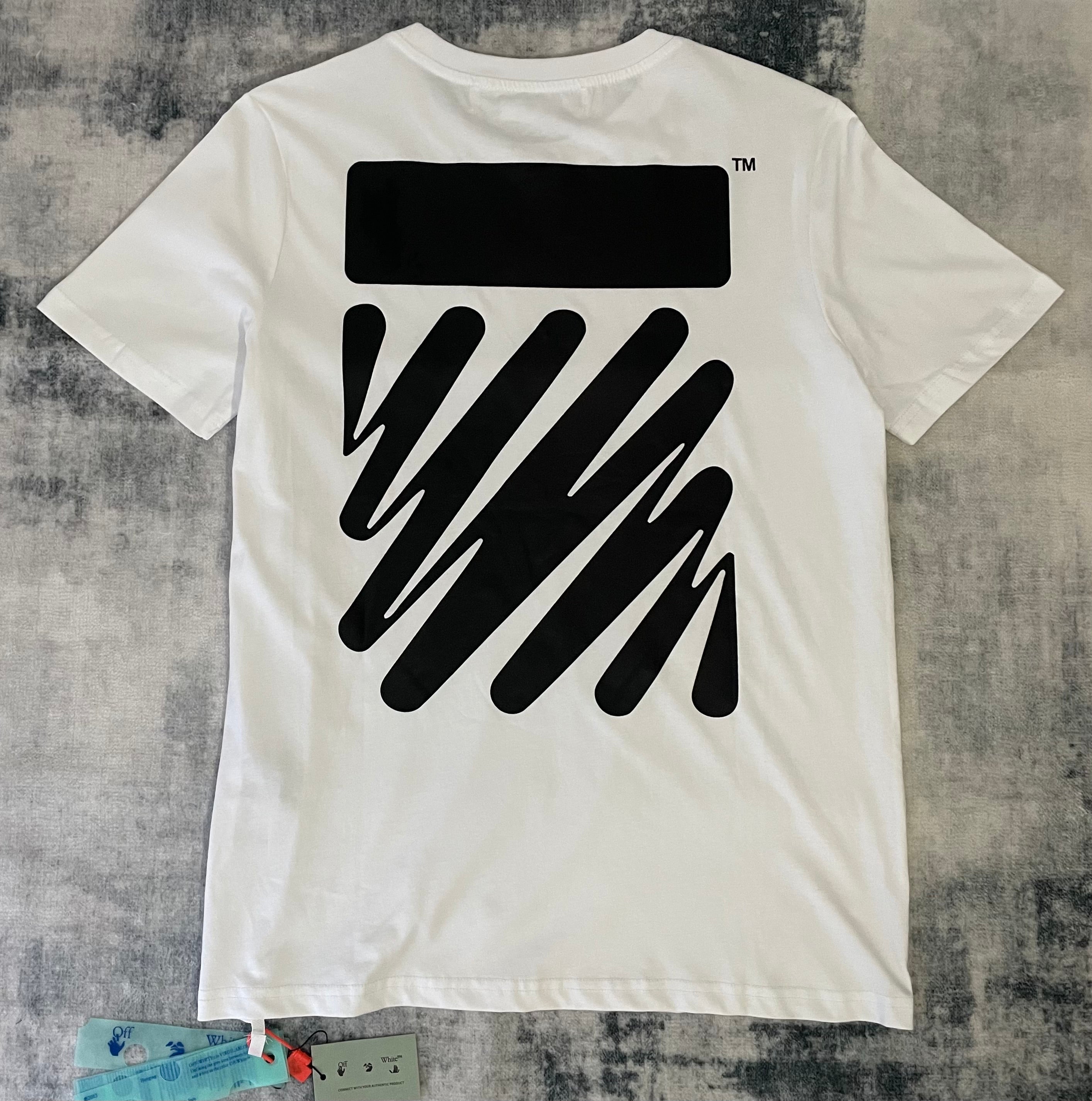 OFF-WHITE DIAGONAL WAVES TEE - VICE