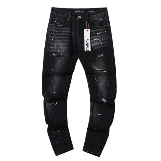 PANTALÓN PURPLE JEANS NEGRO SLIM FIT