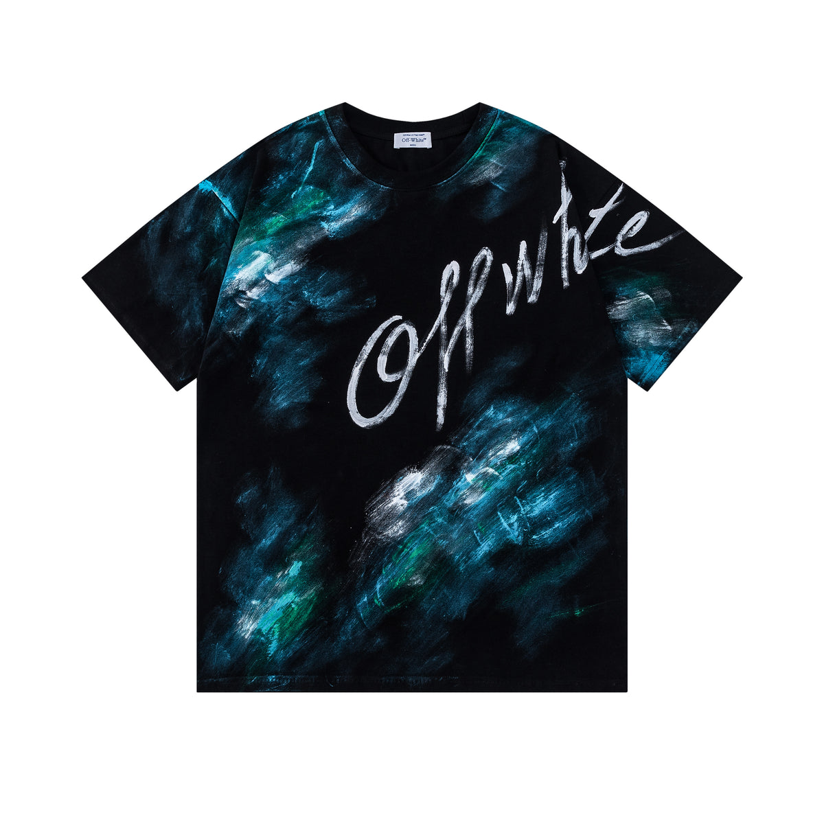 OFF-WHITE BLUE WORLD TEE