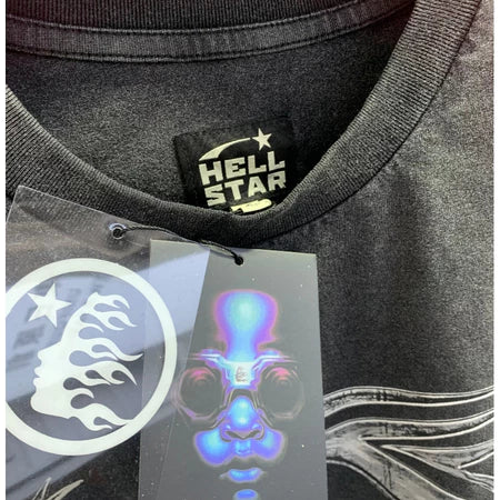HELLSTAR SILVER LOGO TEE - VICE