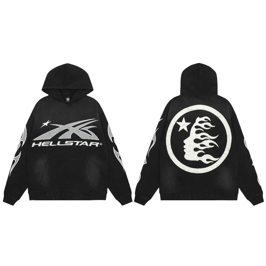 HELLSTAR BLACK HOODIE