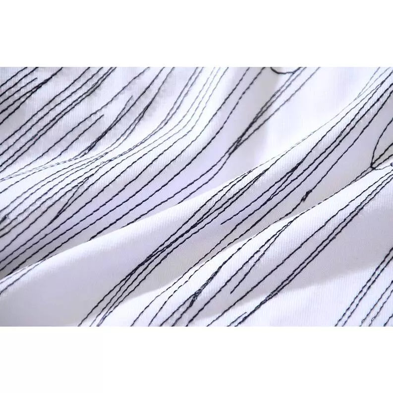 CAMISA OFF-WHITE WAVE OUTLINE DIAG