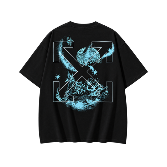 CAMISA OFF WHITE MOON SKATE S/S