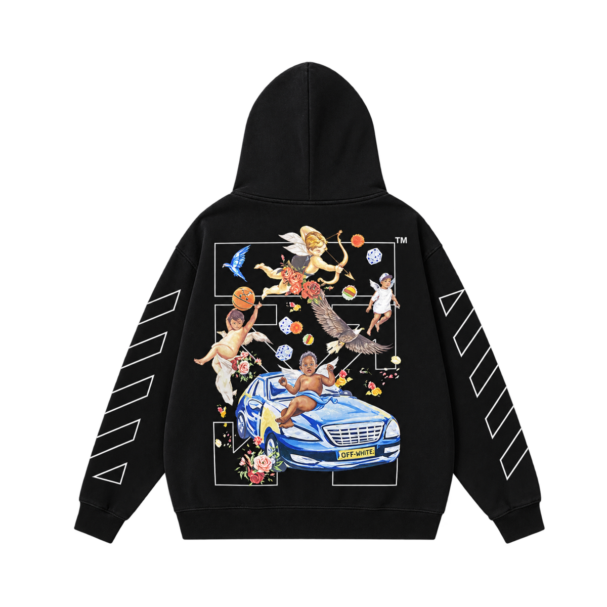 SUDADERA OFF WHITE FRESCO CAR SKATE