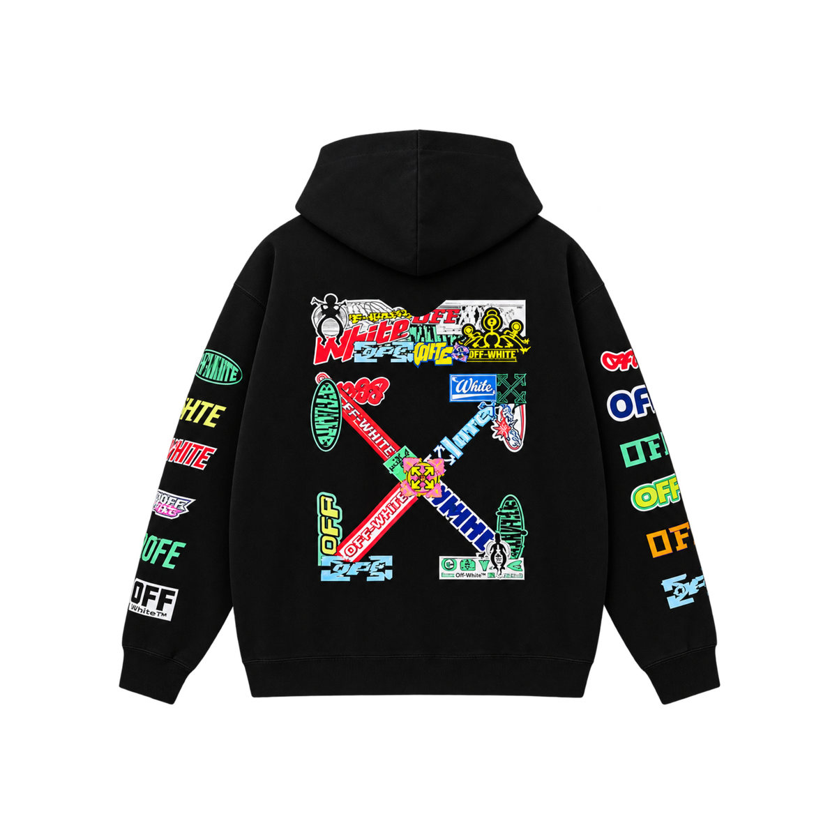 SUDADERA OFF WHITE GRAFFITI SKATE