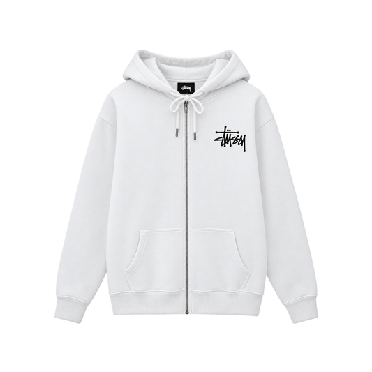 SUDADERA STUSSY BASIC ZIP