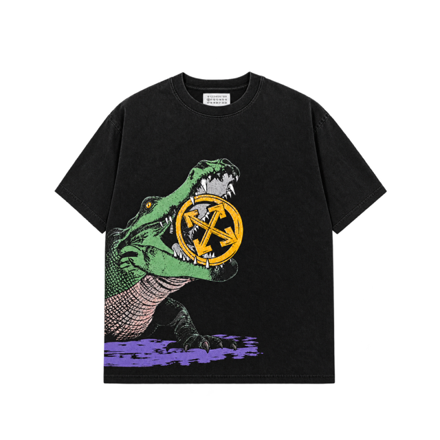 CAMISA OFF-WHITE ALLIGATOR