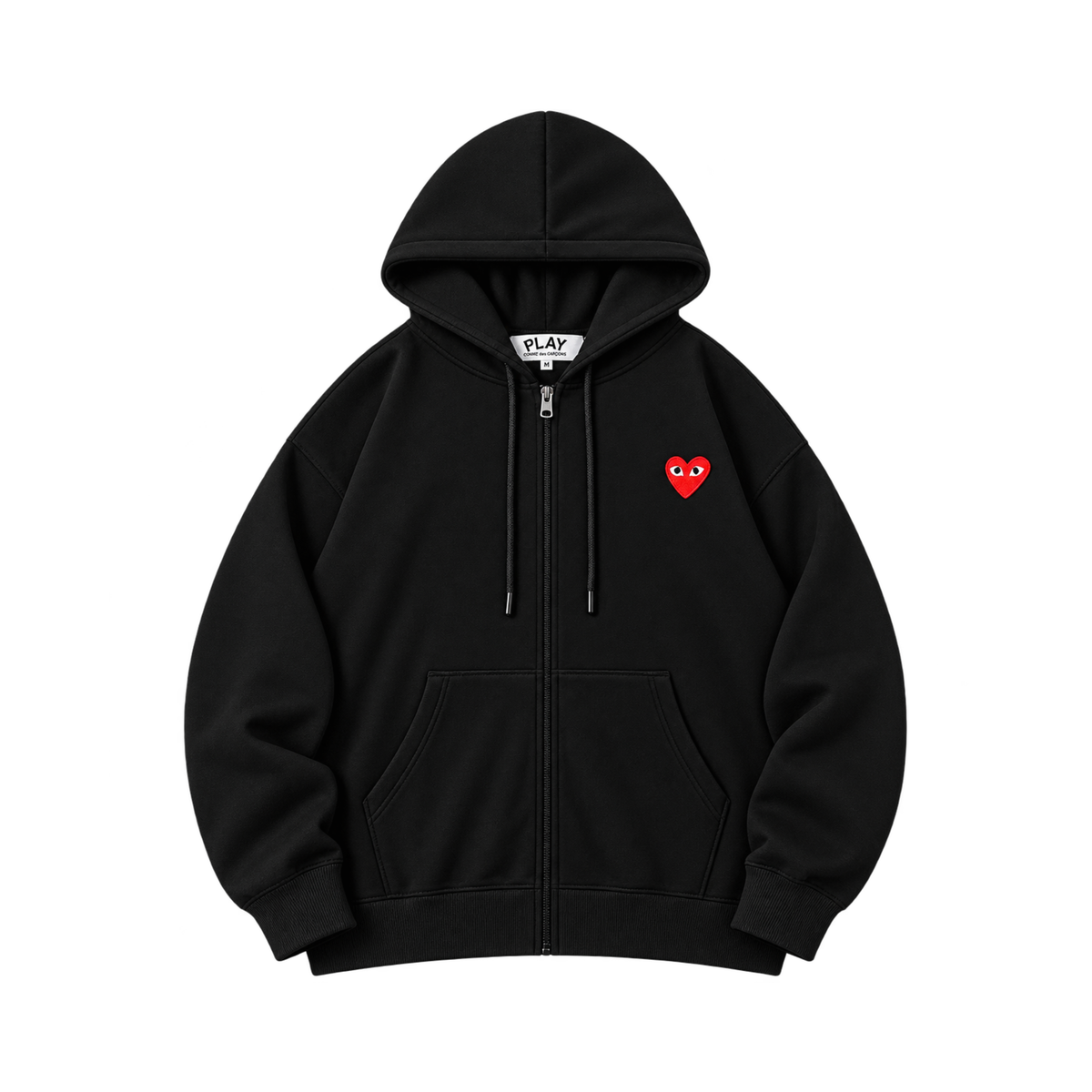 SUDADERA CDG PLAY REDHEART