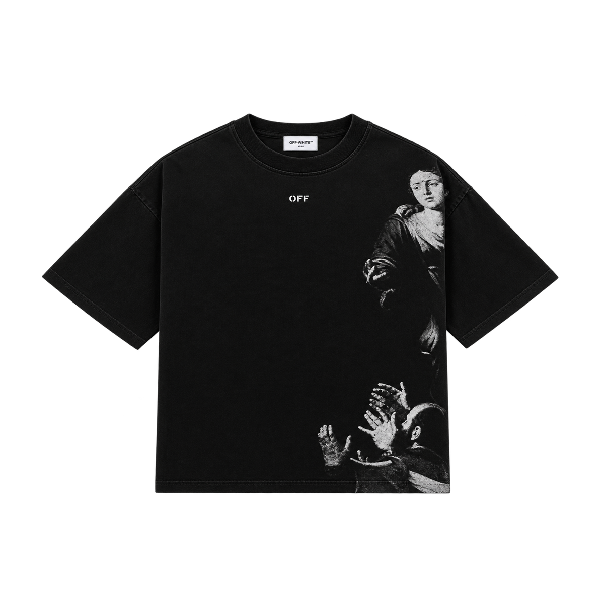 CAMISA OFF WHITE BLURRED MARY SKATE TEE
