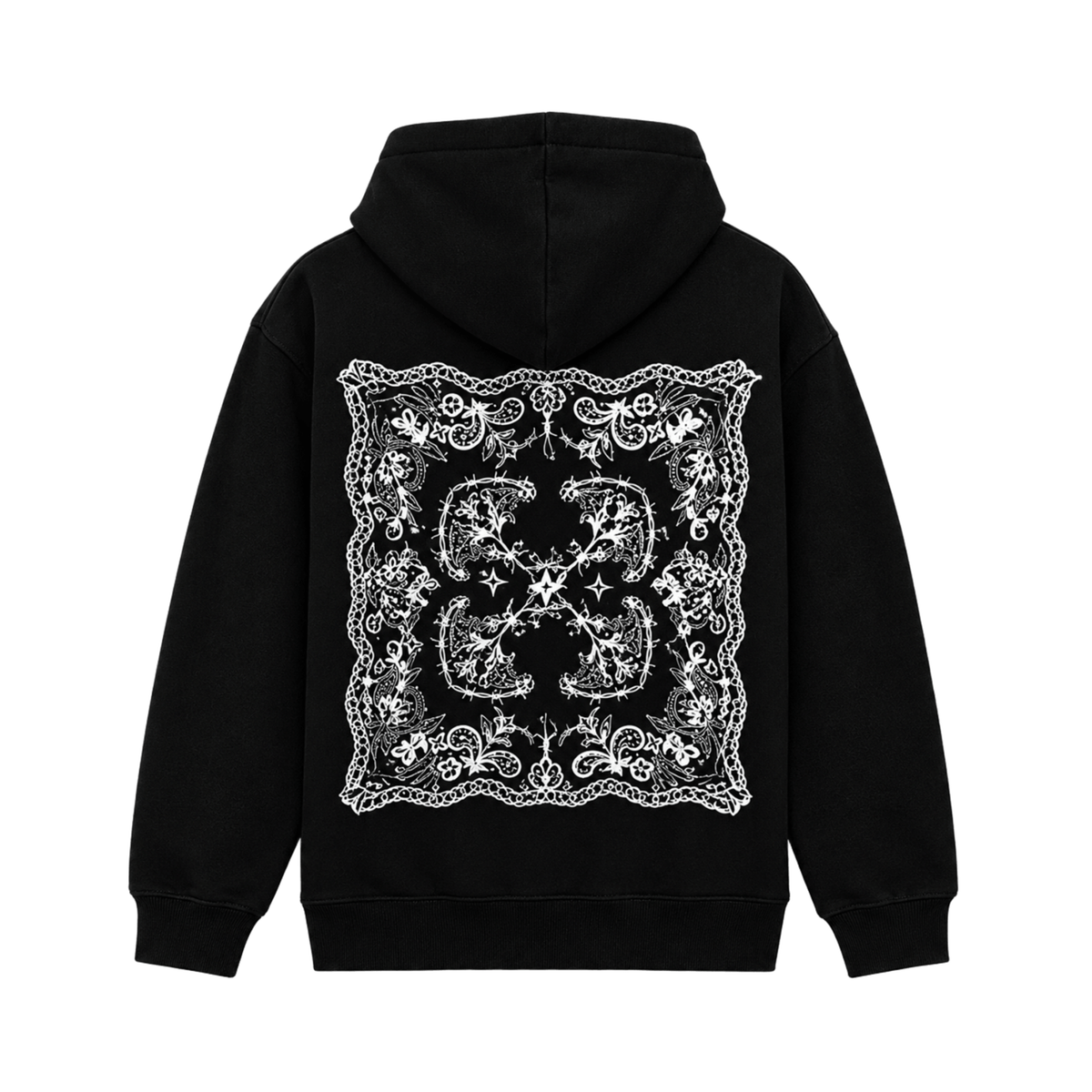 SUDADERA OFF WHITE ARROW BANDANA