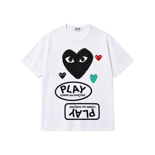 CAMISA CDG PLAY BLACK HEART