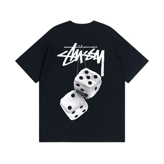 STUSSY DICE BLACK TEE