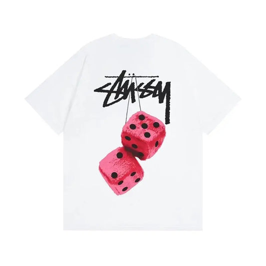 STUSSY DICE WHITE TEE My Store