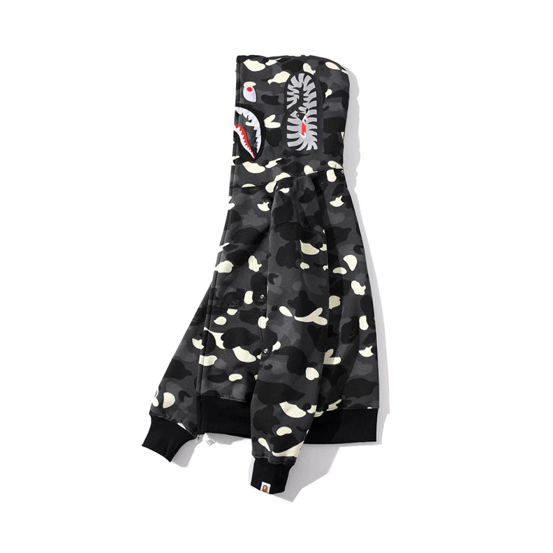 SUDADERA BAPE BLACK ZIP