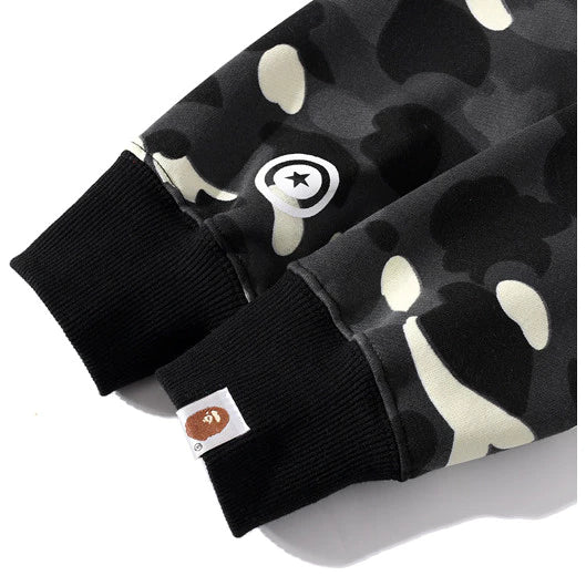 SUDADERA BAPE BLACK ZIP