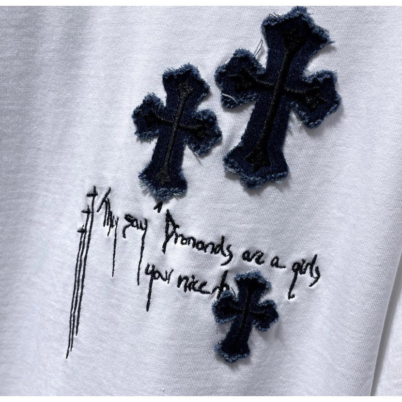 CAMISA CHROME CROSS WHITE TEE