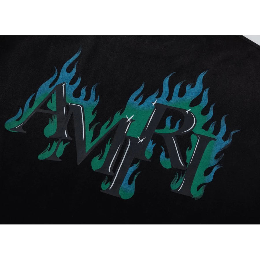 CAMISA AMIRI CRYSTAL FLAMES