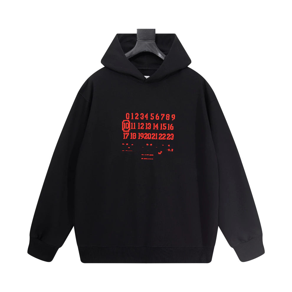 SUETER MAISON MARGIELA NUMBERS RED